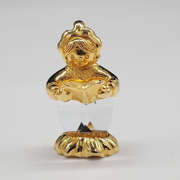 Swarovski Trimline Crystal Figural Pendant Caroler Hanging Ornament 1983 VTG - Picture 5 of 10